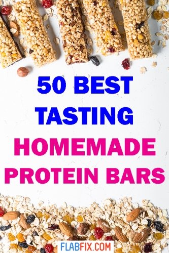 55 Best Tasting Homemade Protein Bars 2 Read this article to discover the best tasting homemade protein bars #homemade #protein #bars #flabfix