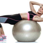 stability ab ball exercises at home