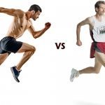 Human sprinting on track for fat loss | Sprinting vs long distance running benefits