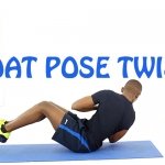How to do Boat Pose Twist