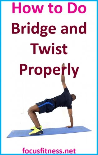 How to Do Bridge and Twist Exercise Gif 3 How to Do Bridge and Twist