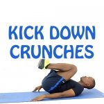 How to do Kick Down Crunches