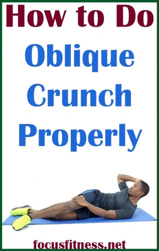 How to Do Oblique Crunch Exercise Gif 3 How to do Oblique Crunch