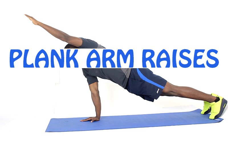 How to do Plank Arm Raises