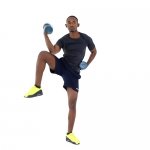Standing abs workout with dumbbells for beginners