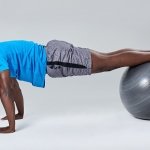 Swiss ball ab workout for beginners
