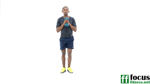 How to Do Goblet Lunge Exercise Gif 2 How to do Goblet Lunge