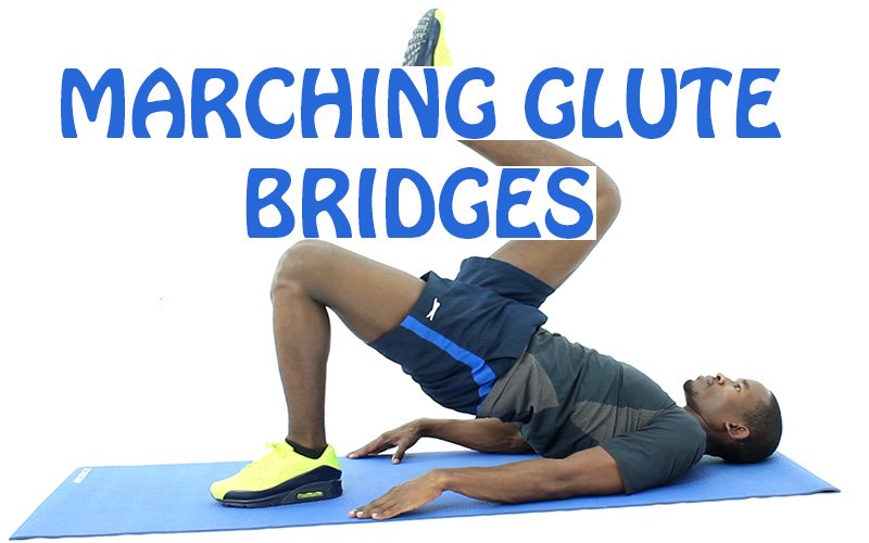 How to Do Marching Glute Bridges