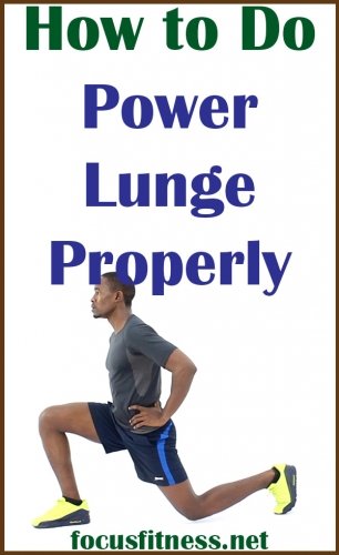 How to Do Power Lunge Exercise Gif 3 How to do Power Lunge