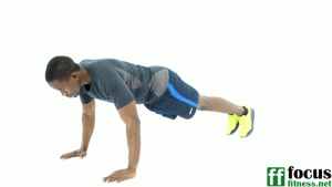 Daily Push Ups Benefits: What Happens When You Do Push Ups Every Day 2 How to do Push-Up with Shoulder Taps gif