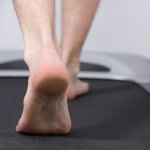Running Barefoot on Treadmill