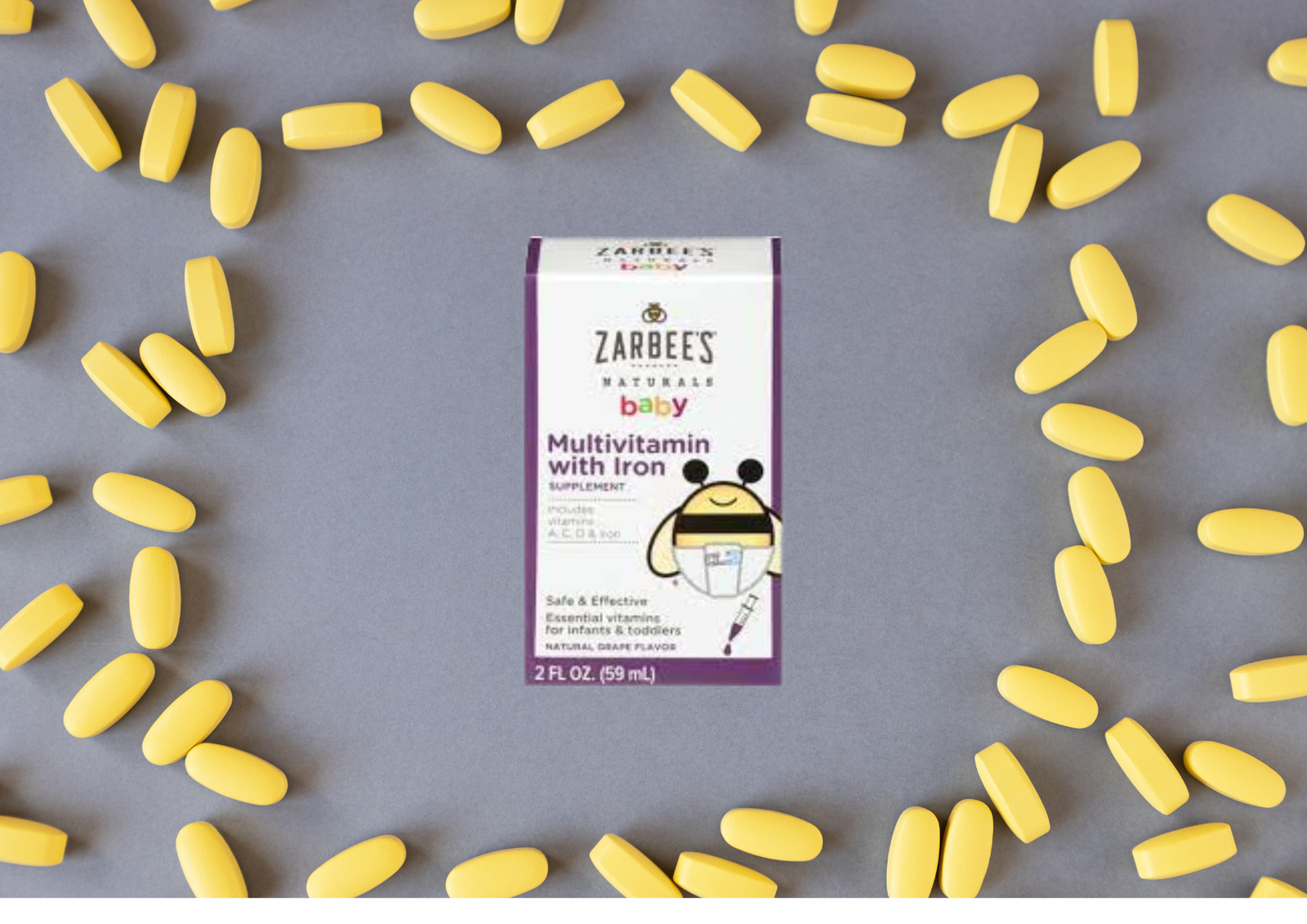 Zarbees Multivitamin with Iron
