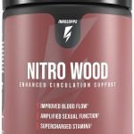 Nitro Wood supplement bottle on table | Nitro Wood Reviews