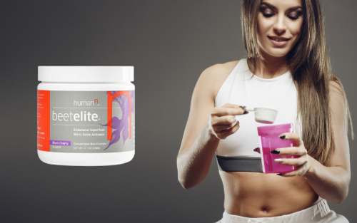 Blog 80 Athlete mixing BeetElite pre workout before gym session | BeetElite pre workout review