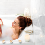 Baking soda dissolved in bathtub water for skin soak | baking soda bath side effects