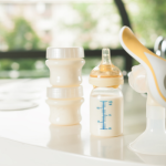 Hands expressing breast milk using hand pumping technique | side effects of hand pumping