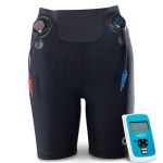 Close-up of Innovo shorts electrodes showing proper application of lubricating spray to avoid skin irritation symptoms | innovo side effects