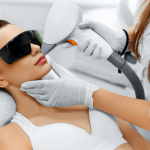A woman in Phoenix discussing cool peel laser side effects for her healthy lifestyle journey.